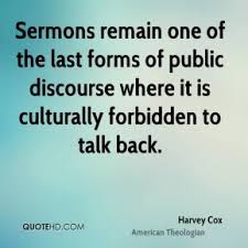 sermon quote Z sermon talk back