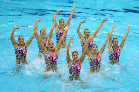 synchronized swimming