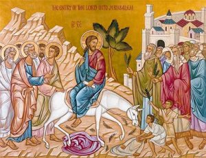 palm sunday icon