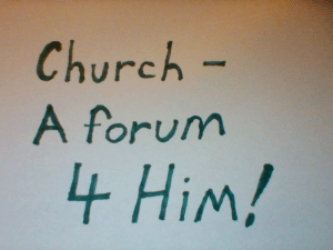 church forum 4 Him