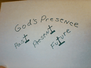 God's presence past present future