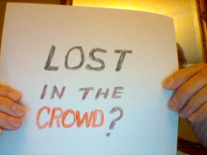 lost in the crowd