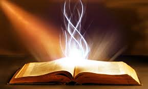 Bible on fire