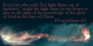 Light shining in our heart