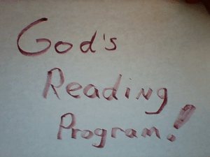 God's reading program