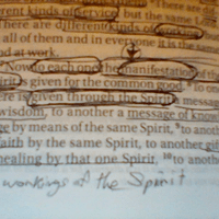 gifts, workings of the Spirit