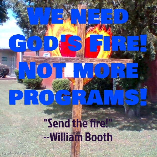 God's fire cross William Booth